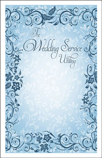 Wedding Program Cover Template 11A - Graphic 9